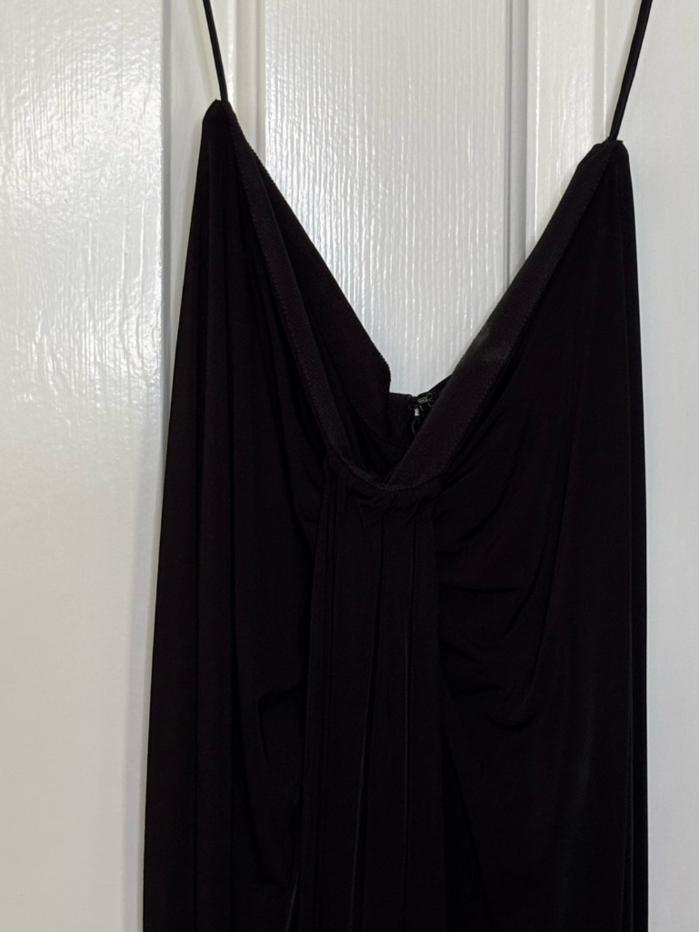 NWOT Jason Wu Black STRAPLESS midi Dress with rouching size 6 - Picture 4 of 12